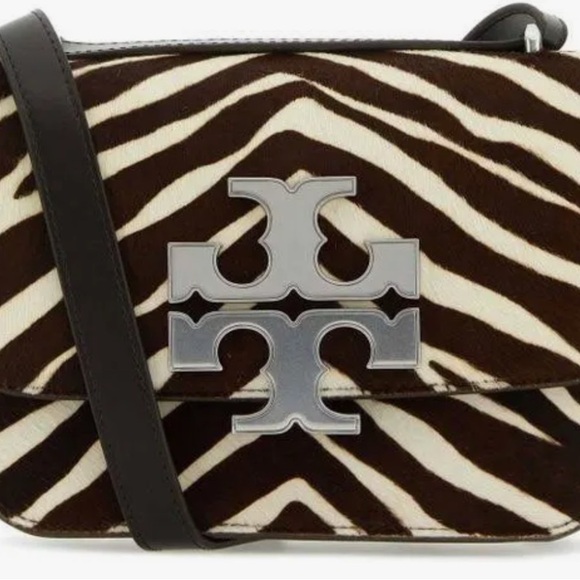 🔥🔥Brand New Tory Burch Eleanor Zebra HairCalf Small Convertible Shoulder Bag - Picture 2 of 10